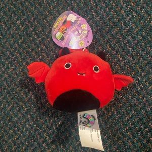 Squishmallows Dante the Devil Rare 2020 3.5” Plush Clip Keychain